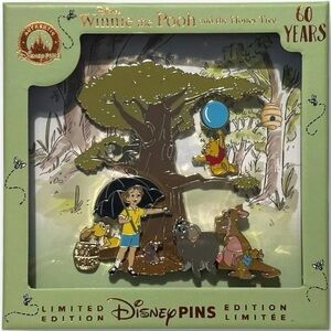 2026 Disney Park Winnie The Pooh & Honey Tree 60th Anniversary Jumbo Pin
